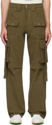 Rhude Green Pockets Cargo Pants