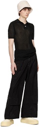 LOW CLASSIC Black Low-Rise Trousers