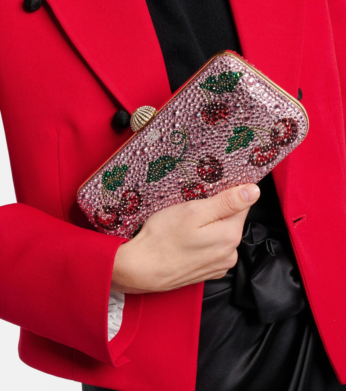 Valentino Garavani Carry Secrets Cherryfic clutch