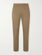 Purdey - Straight-Leg Stretch-Lyocell Twill Chinos - Neutrals