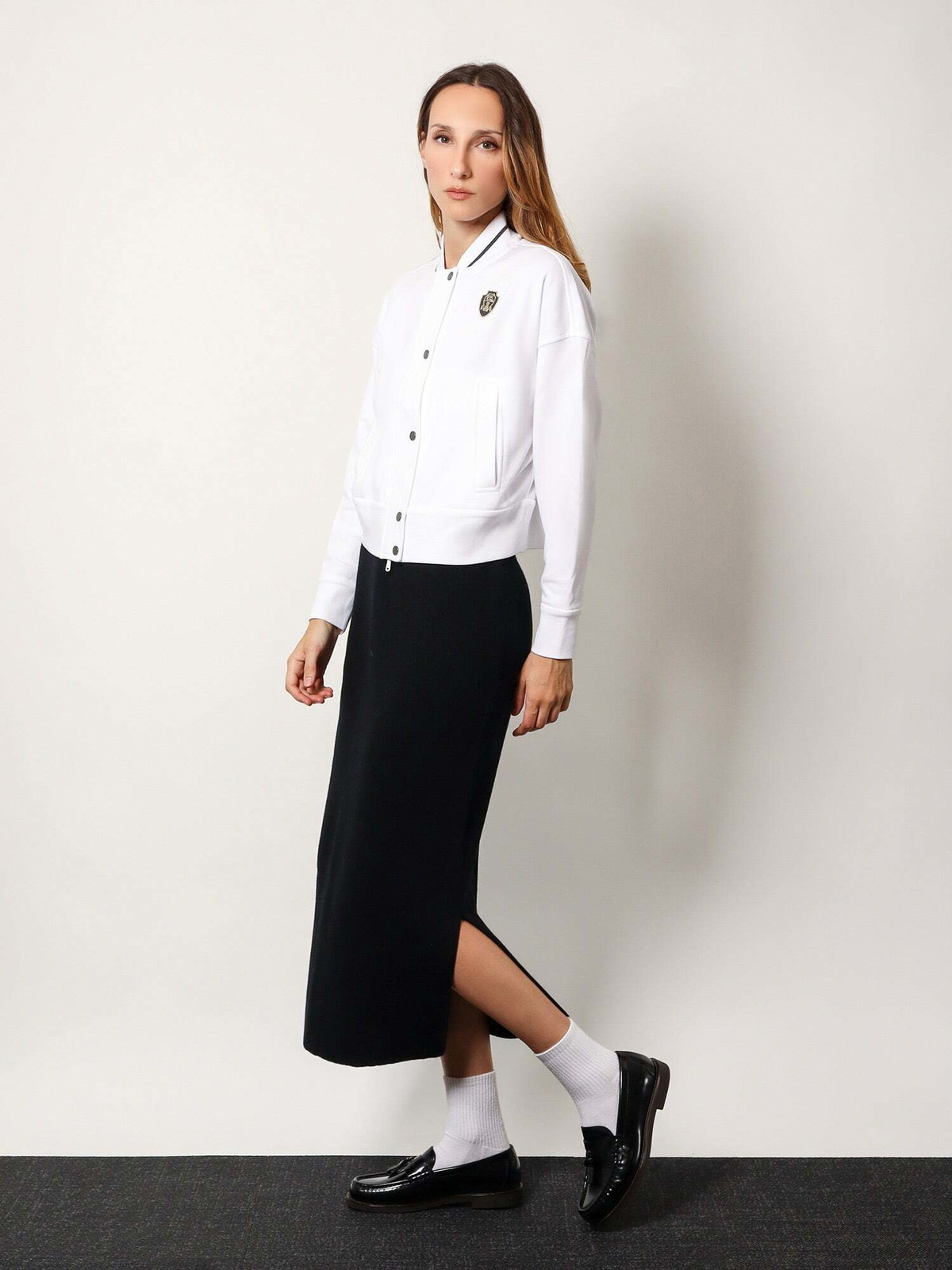 Brunello Cucinelli Sweatshirt White Womens Brunello Cucinelli
