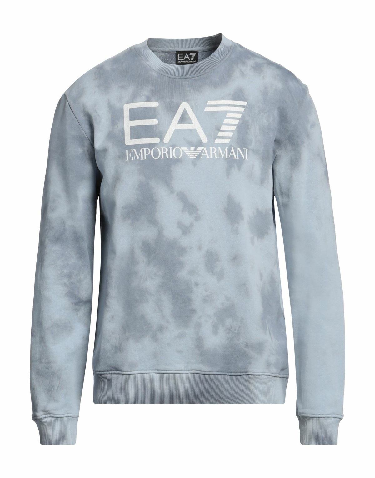 Ea7 Mens Sweatshirt Light in Blue