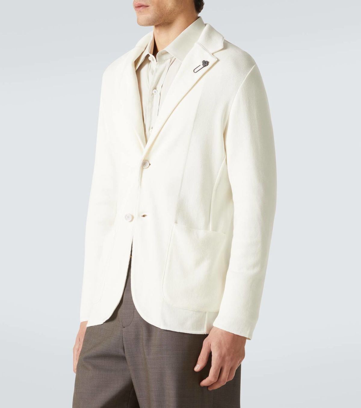 Lardini Pink Cotton Blazer