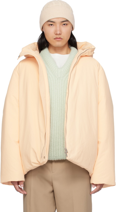 Photo: Jil Sander Pink Hooded Down Jacket