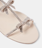 Rene Caovilla Caterina bow-detail embellished leather sandals