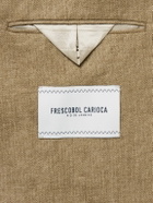 Frescobol Carioca - Zanini Double-Breasted Linen Blazer - Brown