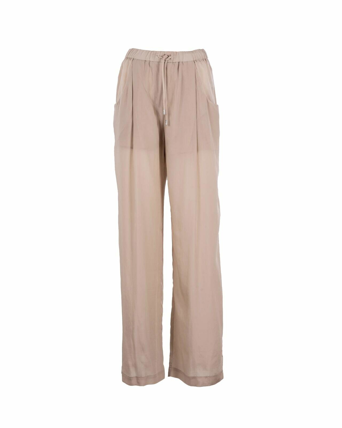 パンツ Giorgio Armani Eco-Viscose E Cupro Trouser With Pinces GIORGIO ARMANI Eco-viscose e cupro trouser with pinces