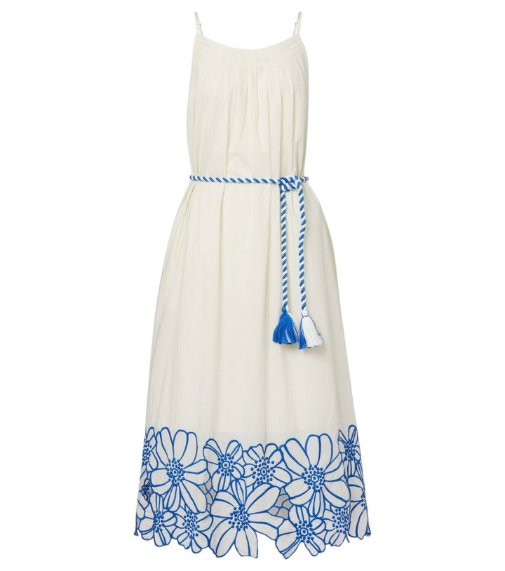 Photo: Velvet Juliette embroidered cotton midi dress