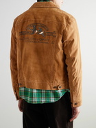 Polo Ralph Lauren - Polo Country Logo-Print Suede Jacket - Brown