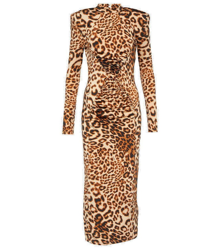 Photo: Rotate Birger Christensen Leopard-print midi dress