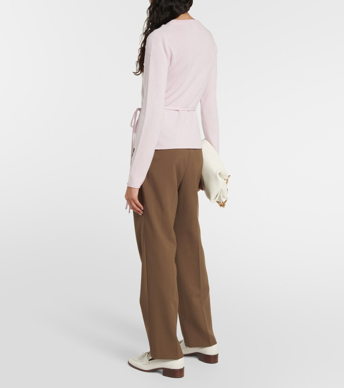 Jardin des Orangers Belted wool and cashmere sweater