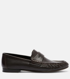 Brunello Cucinelli Monili leather penny loafers