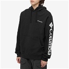 Columbia Men's Viewmont II Sleeve Graphic Hoody in Black And White