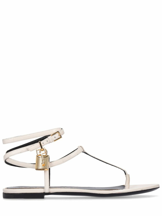Photo: TOM FORD - 10mm Leather Thong Sandals