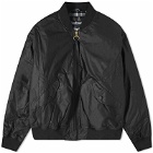 Barbour Men's Heritage+ Flight Wax Jacket in Black