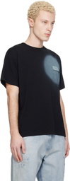 MM6 Maison Margiela Black Spray Print T-shirt