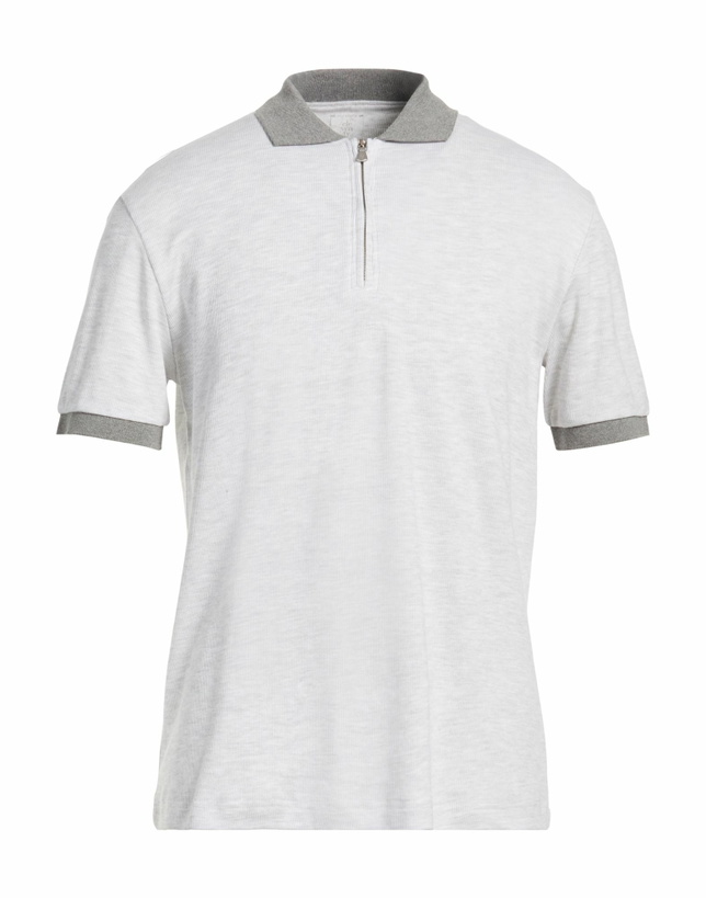 Photo: Eleventy Mens Polo shirt Light in Grey