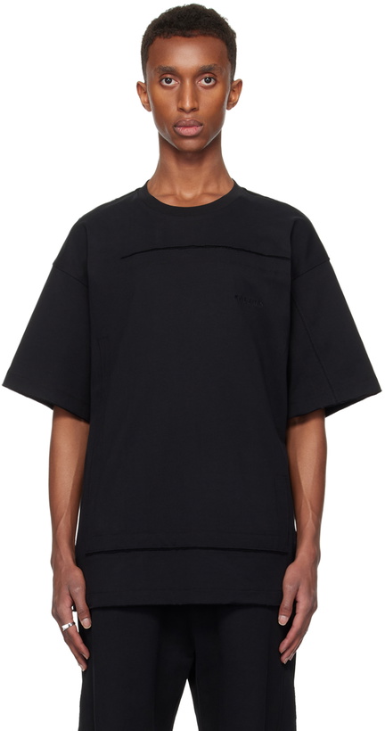 Photo: NULLUS Black Envelope Slit T-shirt