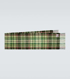 Acne Studios Fringed checked scarf