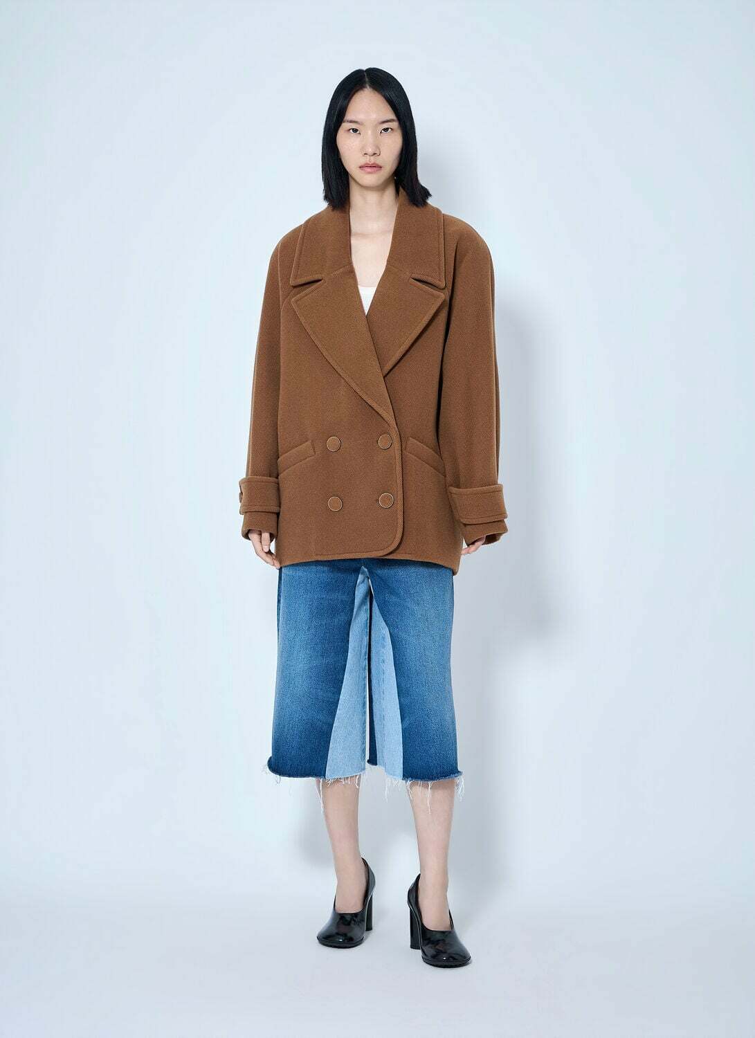 Chloé Double-Breasted Short Coat