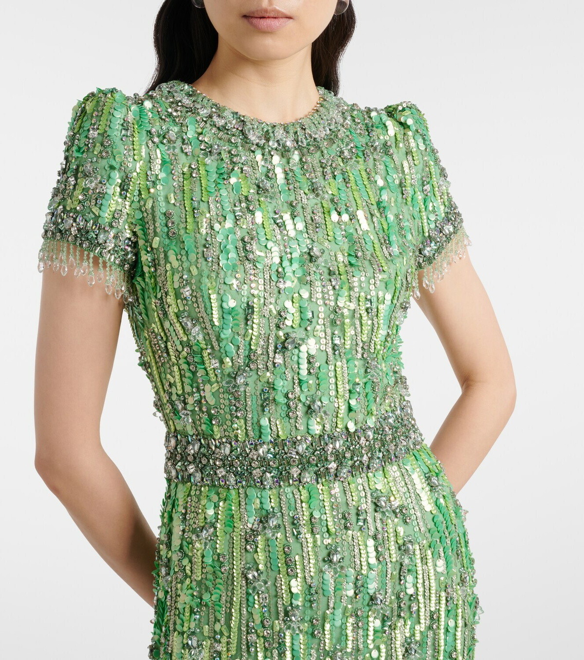 Jenny Packham Roxy embellished gown