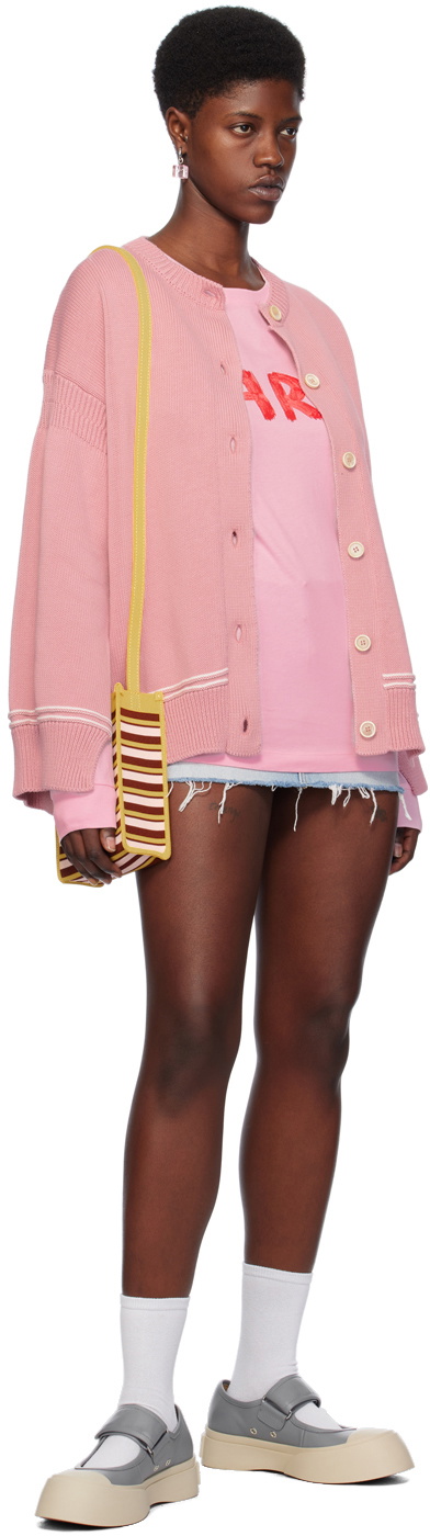 Marni Pink Printed Long Sleeve T-Shirt