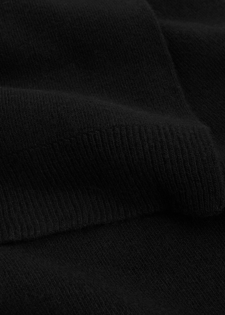 Colorful Standard Wool Scarf - Black - One Size