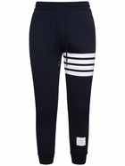 THOM BROWNE - Classic Cotton Sweatpants W/logo Stripes