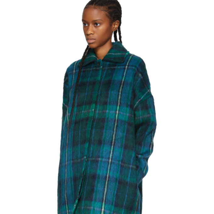 green cocoon coat