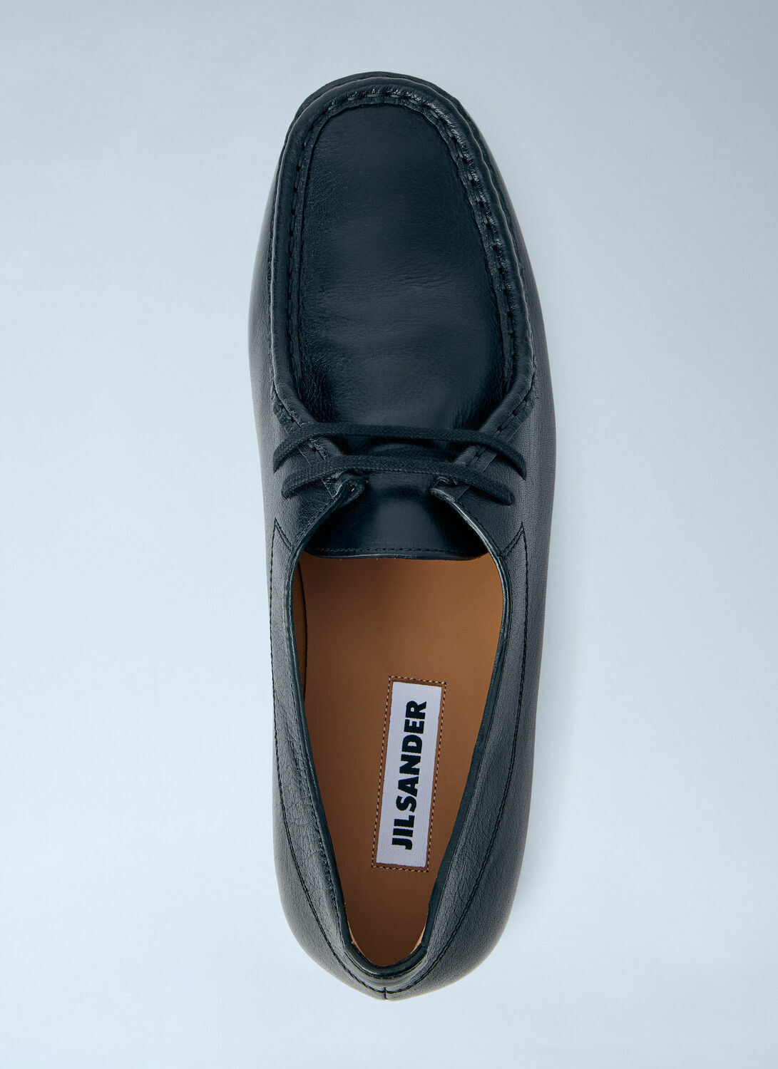 Jil Sander Leather Moccasin Shoes