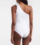 Brunello Cucinelli Monili one-shoulder swimsuit