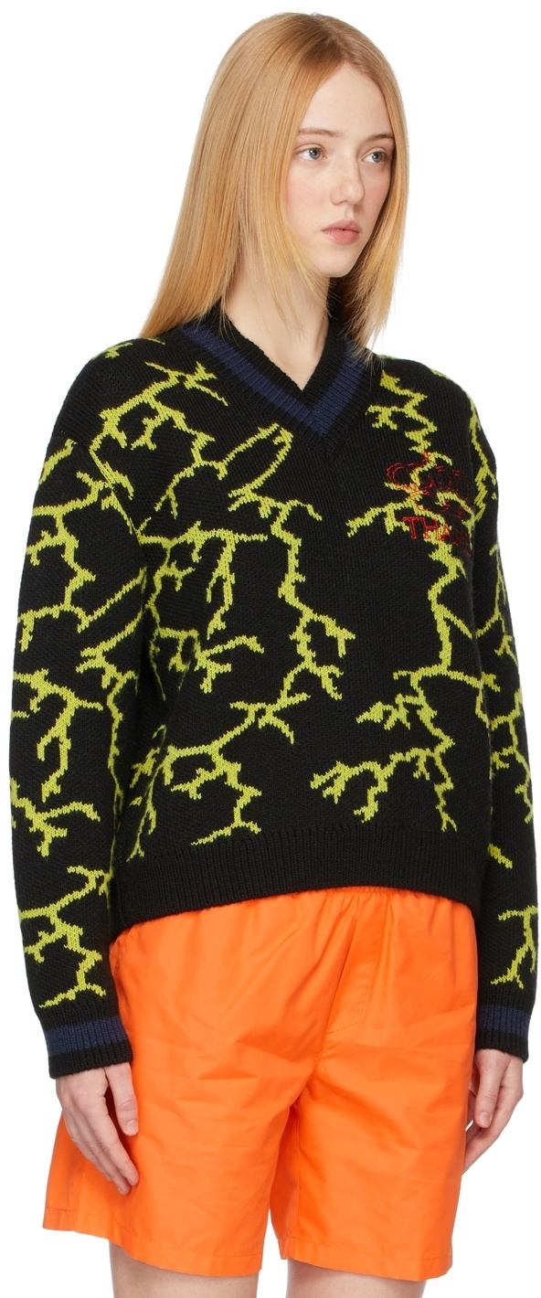 Thames MMXX Black Knit Maracaibo V-Neck