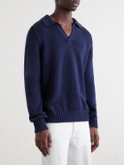 Onia - Cotton Polo Sweater - Blue