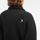 66° North Men's Vonarstraeti Zip Cardigan in Black