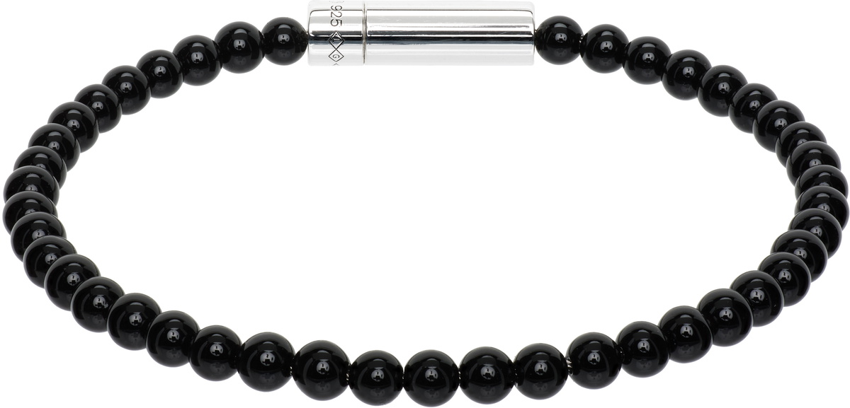 Le Gramme 'Le 11g' Onyx Beads Bracelet Le Gramme