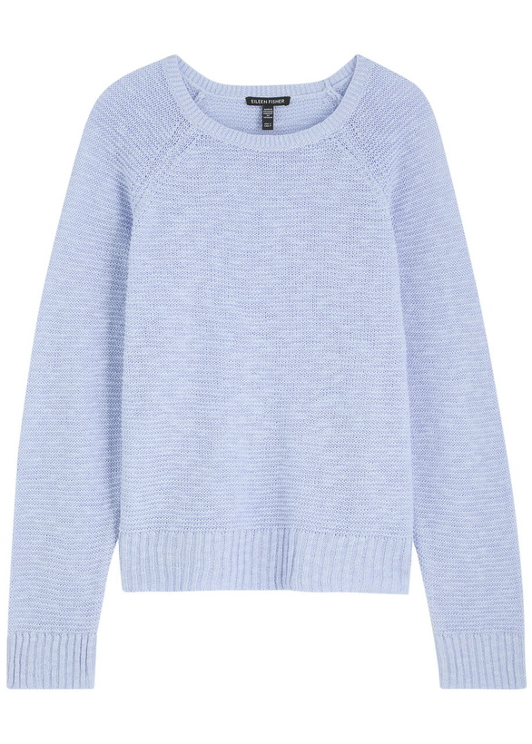 Photo: Eileen Fisher Open-knit Jumper Light Blue