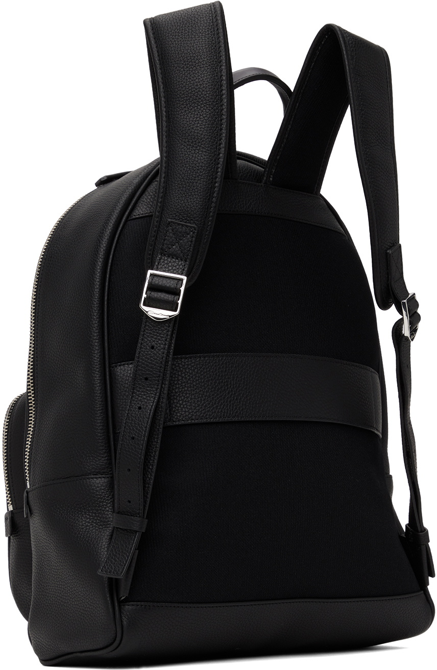 Santoni Black Patch Backpack