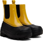 Proenza Schouler Yellow & Black SOREL Edition Caribou Chelsea Boots