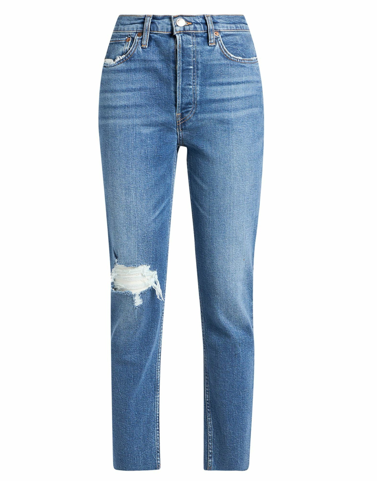 Re/done Womens Jeans in Blue