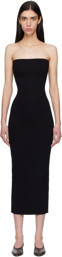 Photo: LESET Black Rio Bandeau Midi Dress