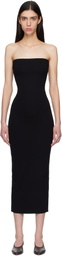 LESET Black Rio Bandeau Midi Dress
