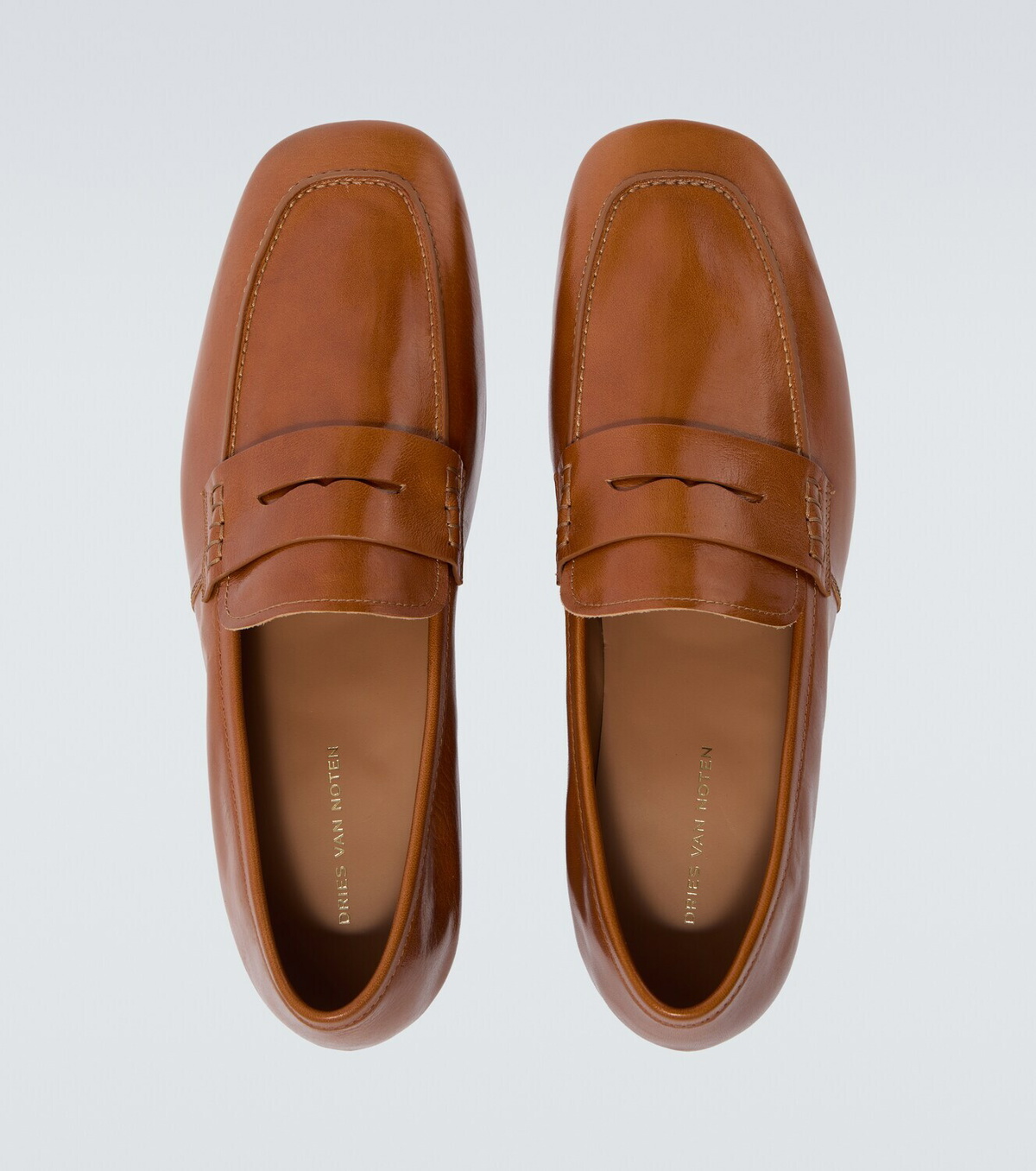 Dries Van Noten Leather penny loafers