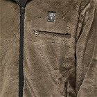South2 West8 Men's Micro Fur Piping Jacket in Charcoal