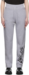 1017 ALYX 9SM Grey Script Lounge Pants