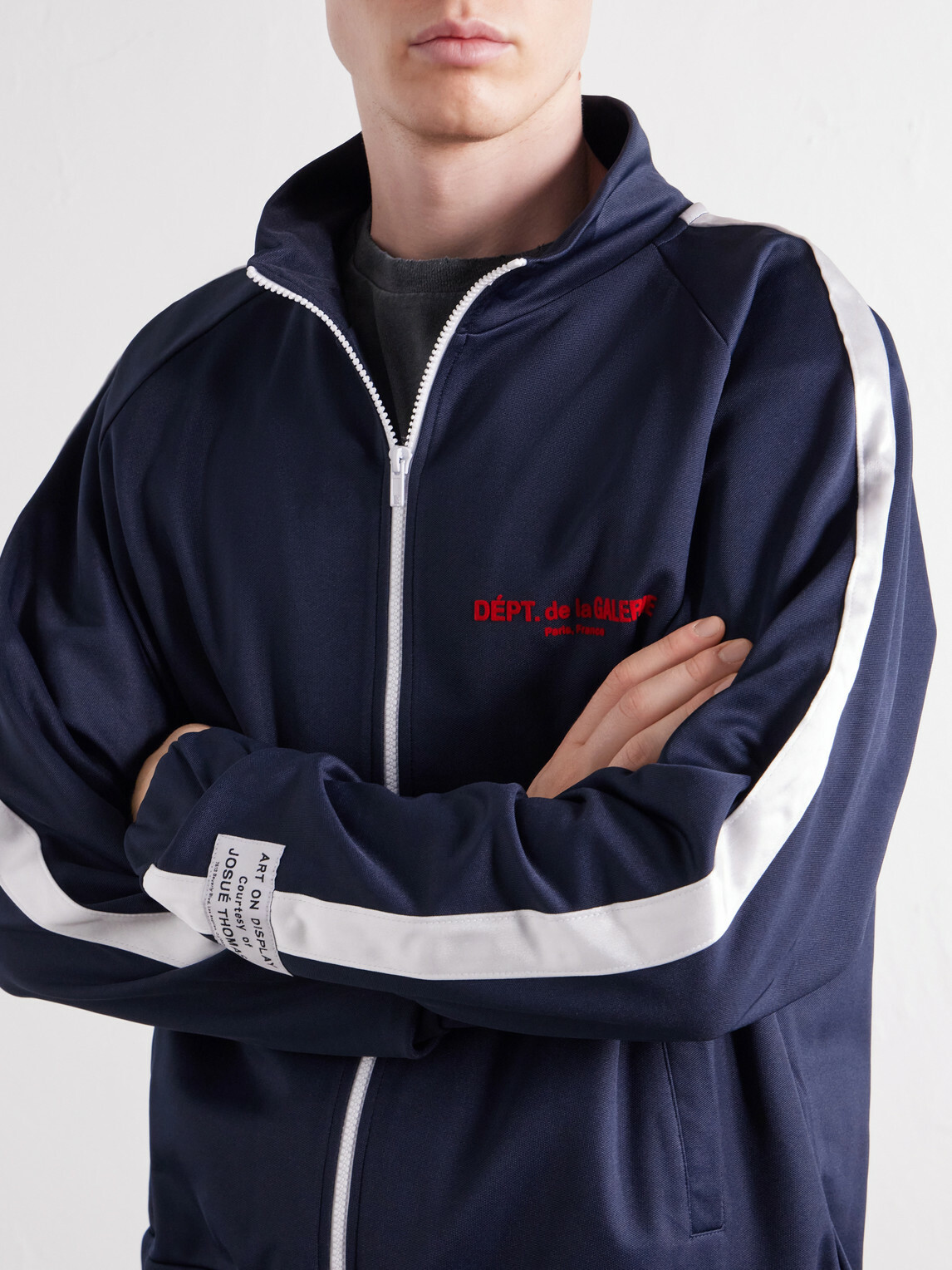 Gallery Dept. - Logo-Appliquéd Jersey Track Jacket - Blue