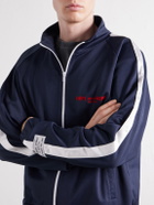 Gallery Dept. - Logo-Appliquéd Jersey Track Jacket - Blue