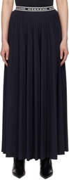 Weekend Max Mara Navy Bleu Maxi Skirt