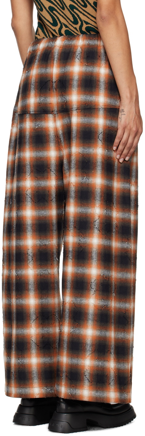 Henrik Vibskov Black & Orange Eclipse Trousers