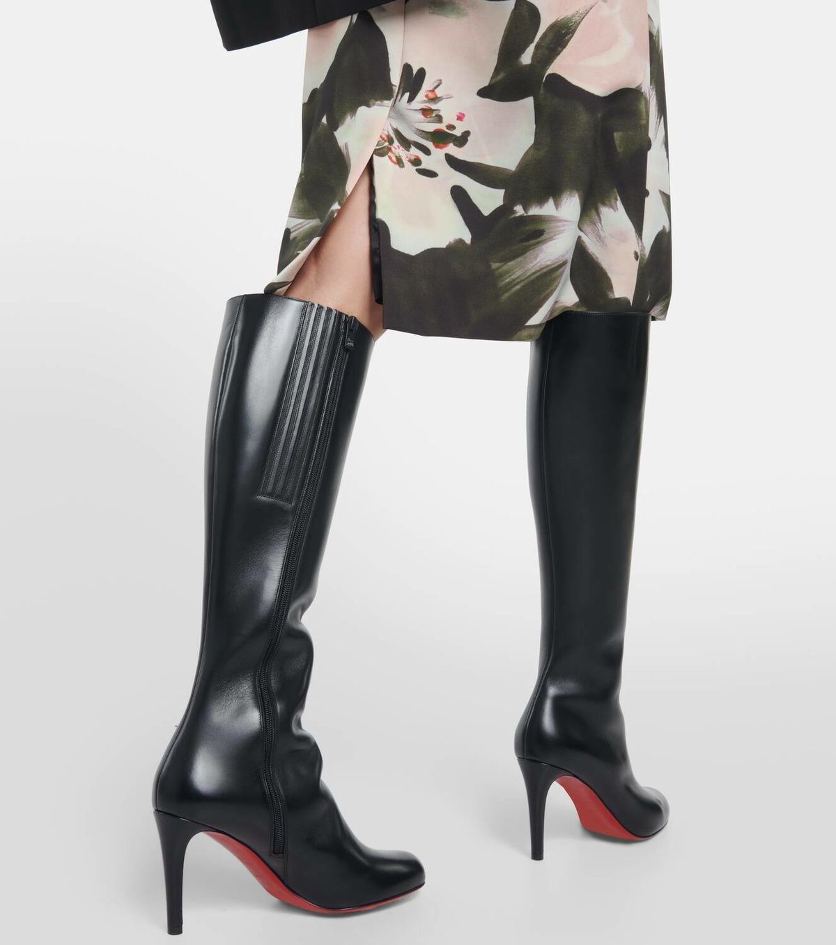 Christian Louboutin Pumppie Botta leather knee-high boots Christian  Louboutin