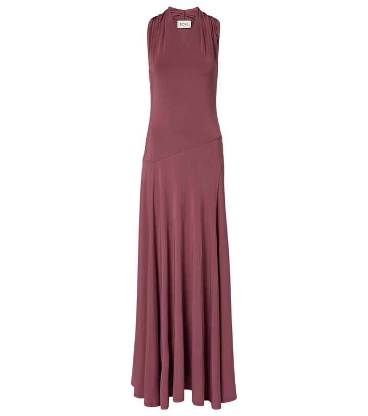 Photo: Tove Vina crêpe maxi dress